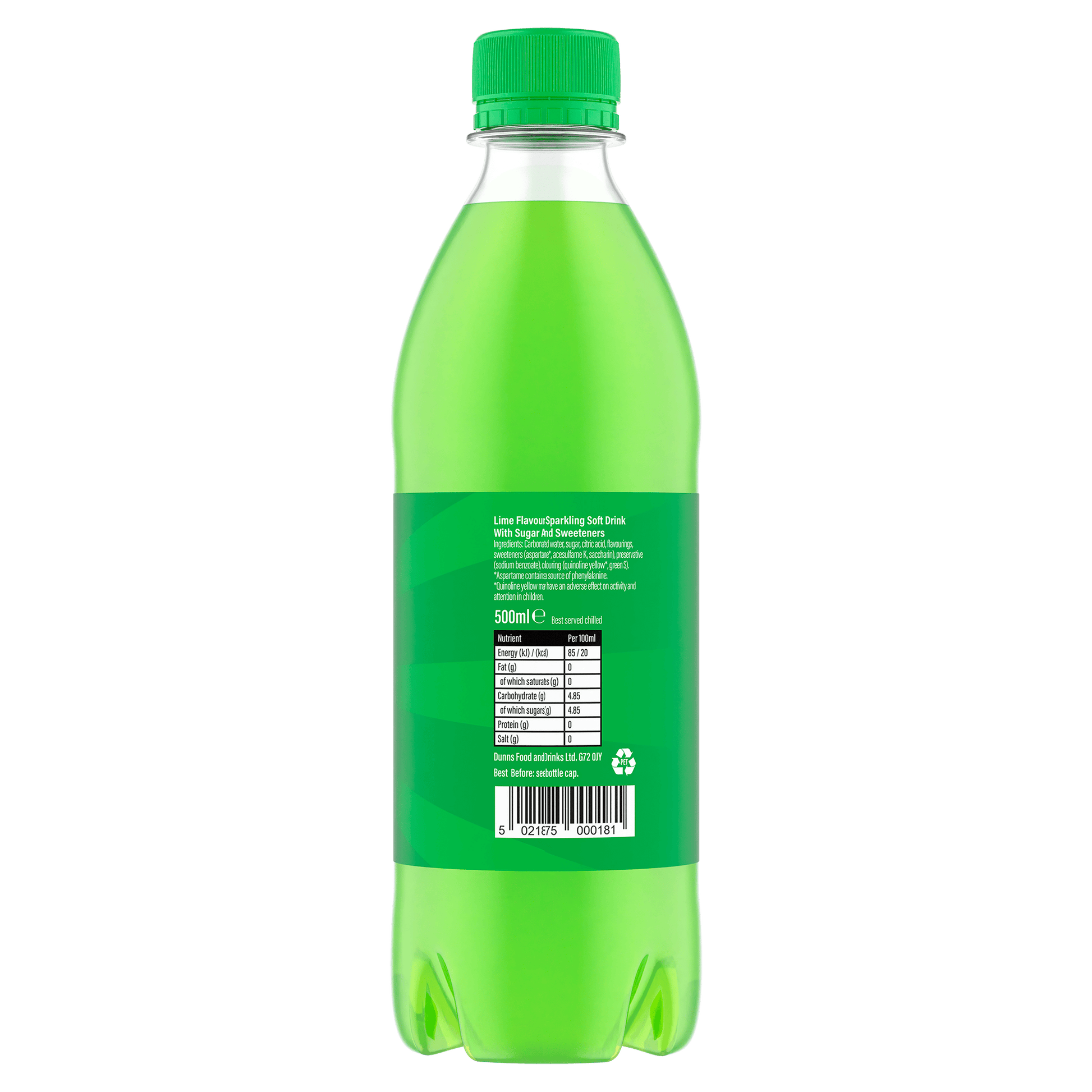 Curries Lime 500ml Soft Drinks Curries Sugar Free Red Kola - Original Scottish Soft Drink