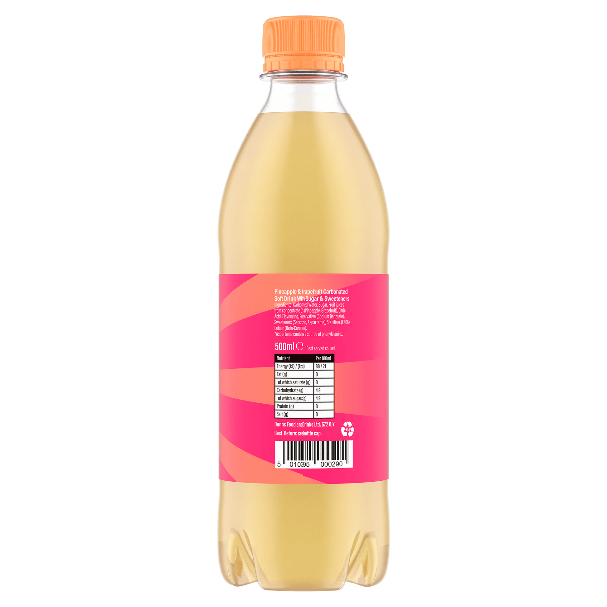 Curries Pineapple & Grapefruit 500ml Soft Drinks Curries Sugar Free Red Kola - Original Scottish Soft Drink