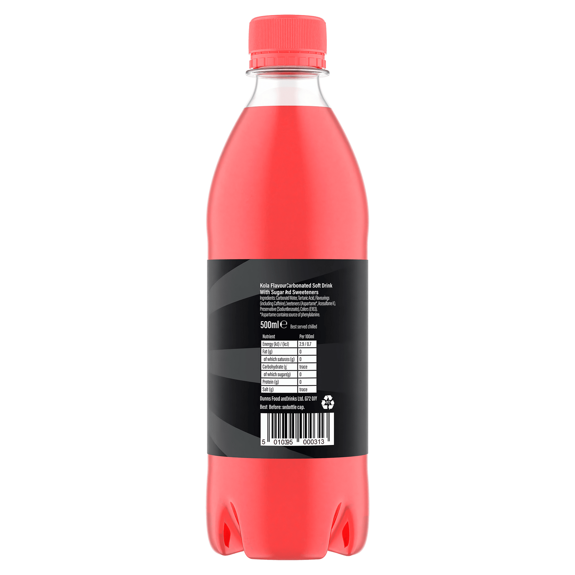 Curries Red Kola Zero 500ml Soft Drinks Curries Sugar Free Red Kola - Original Scottish Soft Drink